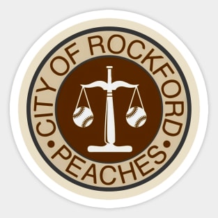 City Of Rockford Peaches Sticker